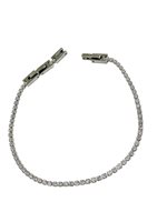 Bracciale Domar Uomo Bracciale acciaio tennis in Acciaio Cubic Zirconia BR 2093
